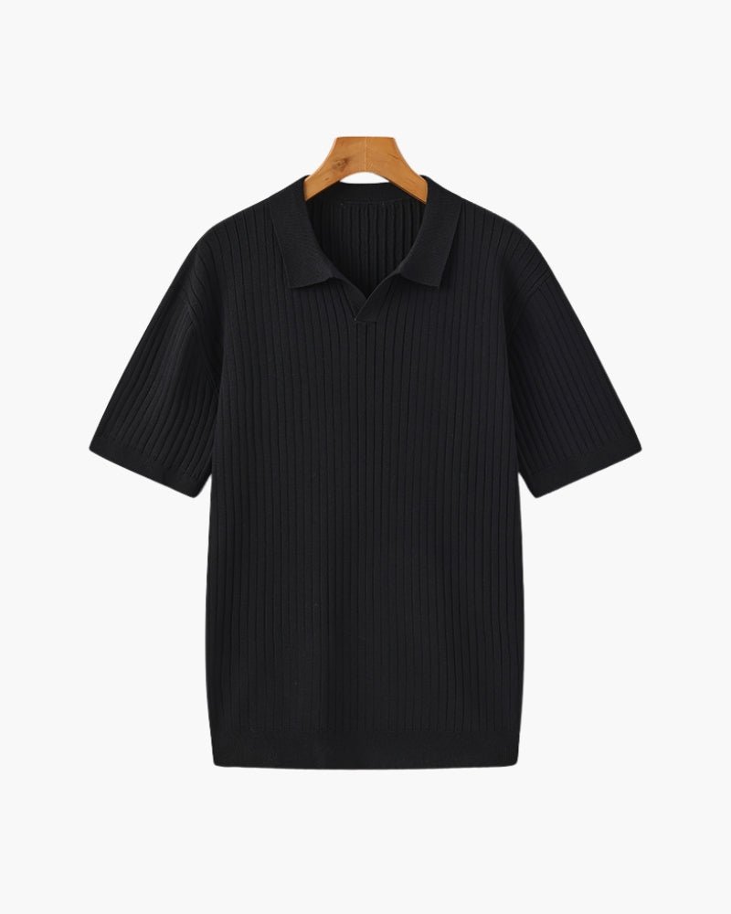 Premium Ribbed Polo - Belfaire & Co.