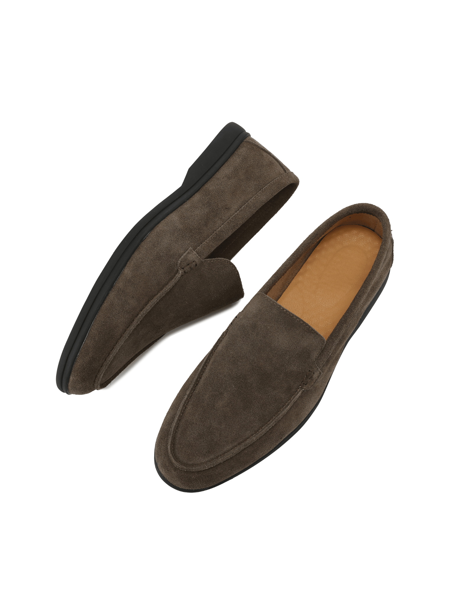 Premium Suede Loafers - Black Soles - Belfaire & Co.