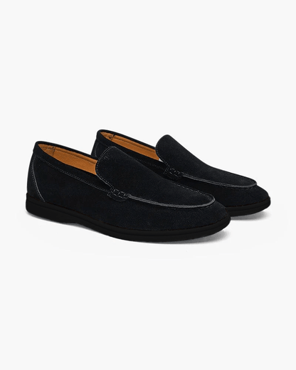 Premium Suede Loafers - Black Soles - Belfaire & Co.