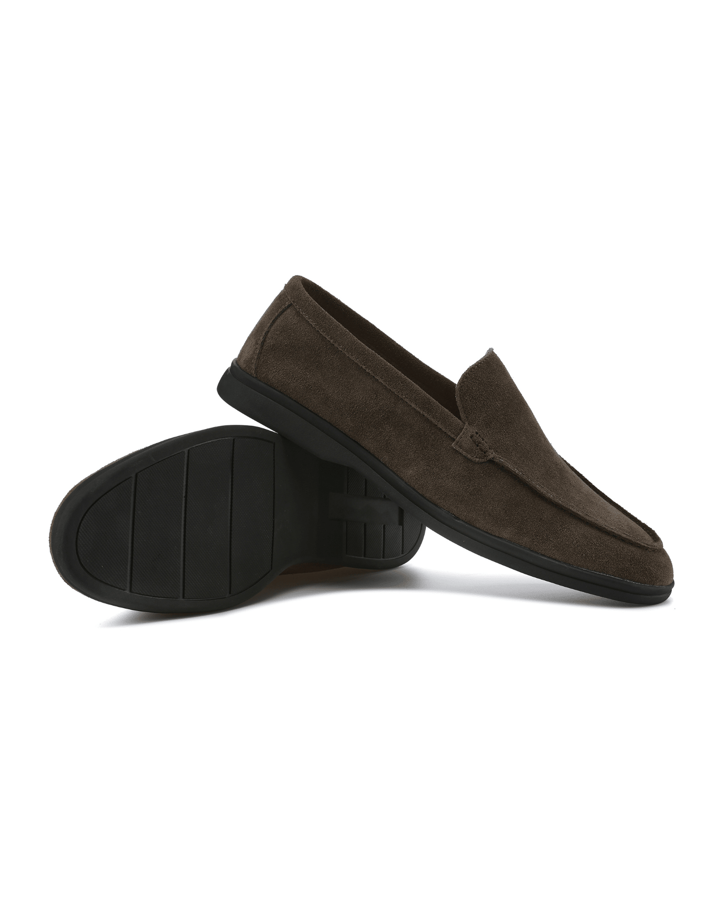 Premium Suede Loafers - Black Soles - Belfaire & Co.