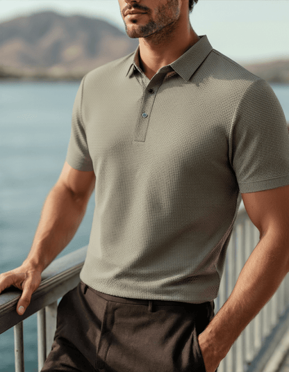 Prestigio Silk Polo (Anti - Wrinkle) - Belfaire & Co.