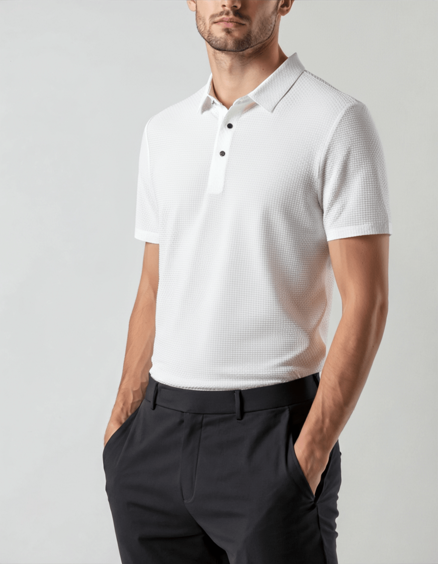 Prestigio Silk Polo (Anti - Wrinkle) - Belfaire & Co.