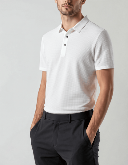 Prestigio Silk Polo (Anti - Wrinkle) - Belfaire & Co.
