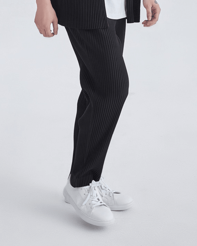 Ribbed Cotton Pantalon - Belfaire & Co.