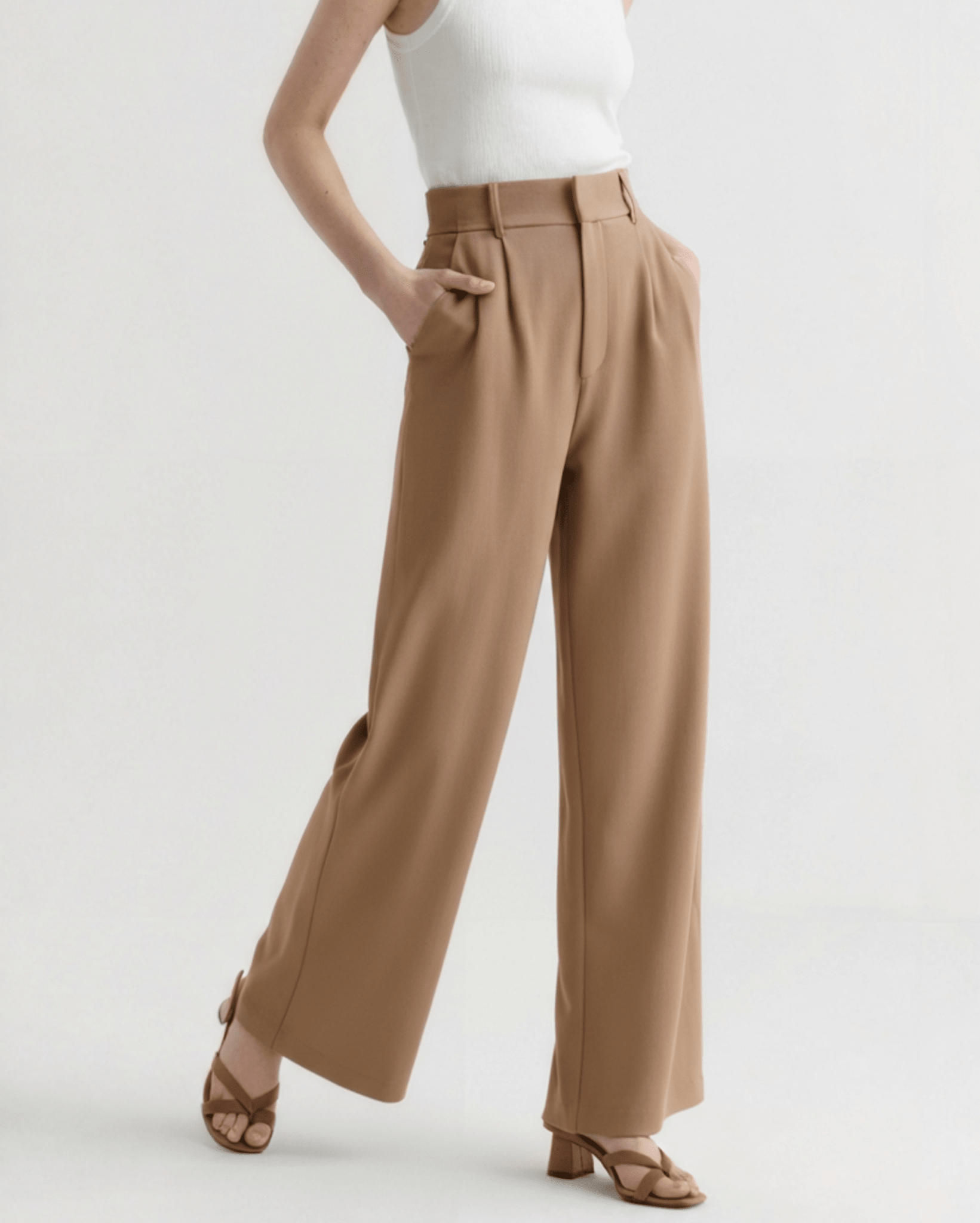 Serena Wide - Leg Trousers - Belfaire & Co.