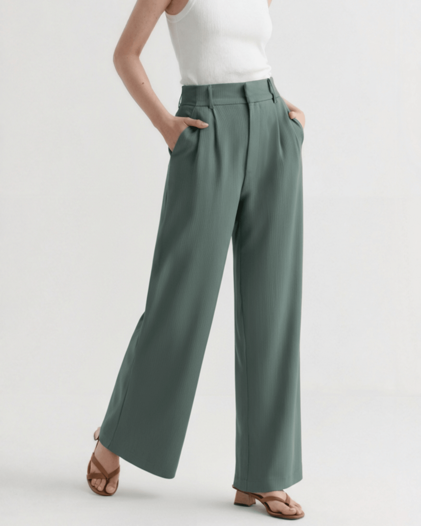 Serena Wide - Leg Trousers - Belfaire & Co.