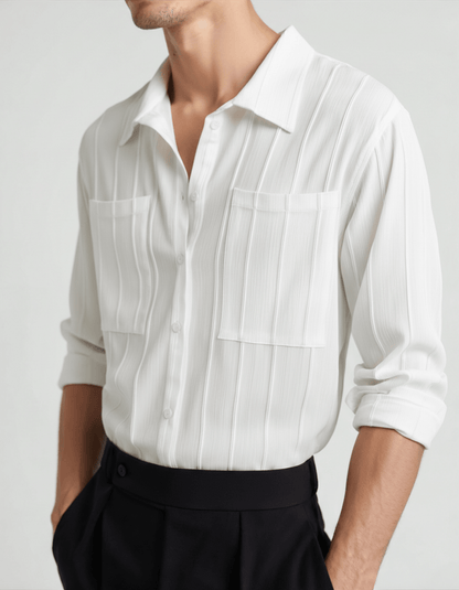 ST Tropez Ribbed Shirt - Belfaire & Co.