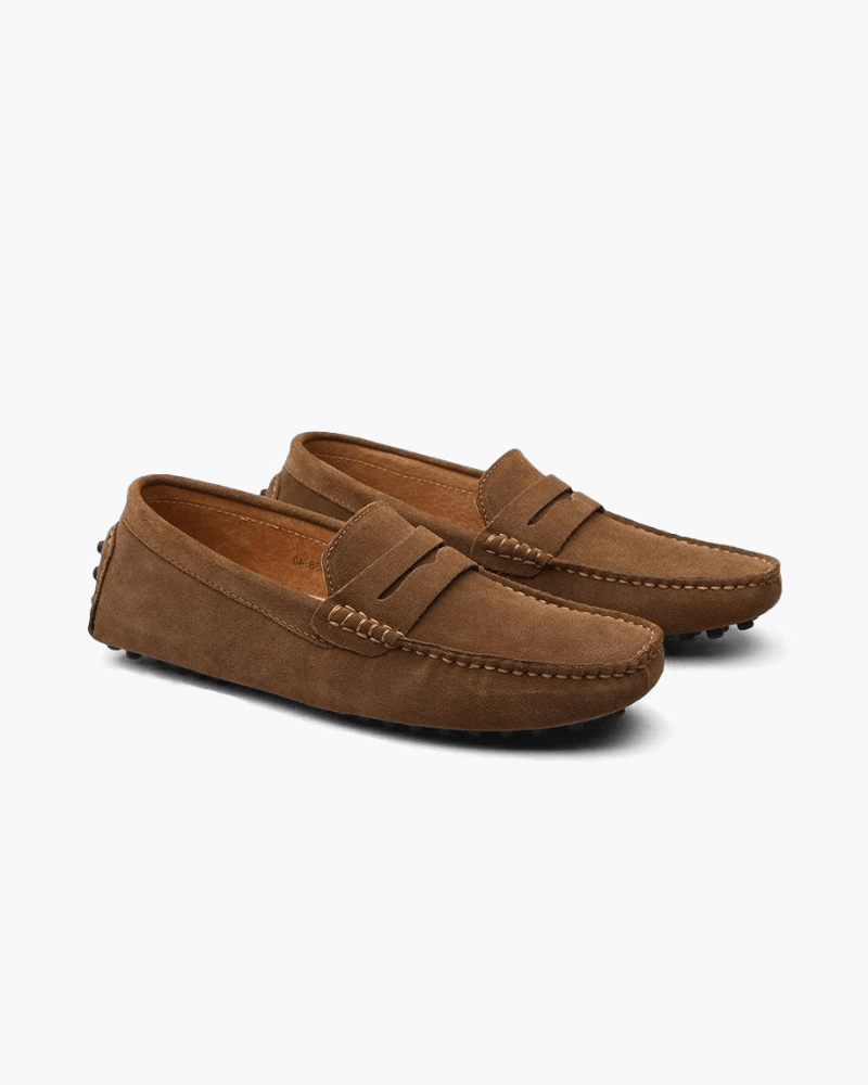 Suede Driver Loafers - Belfaire & Co.