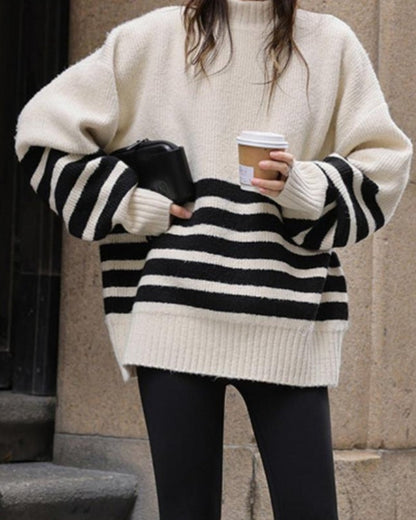 The Coastal Stripe Sweater - Belfaire & Co.