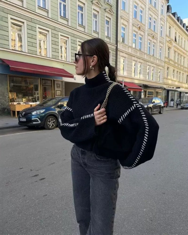 The Lila Stitch Sweater - Belfaire & Co.