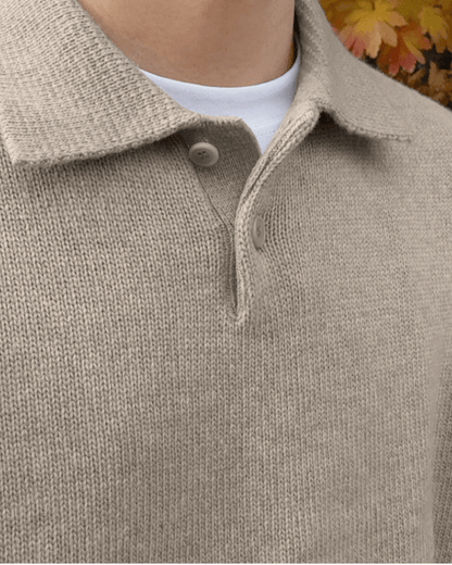 Woolen Button Half Zip - Belfaire & Co.