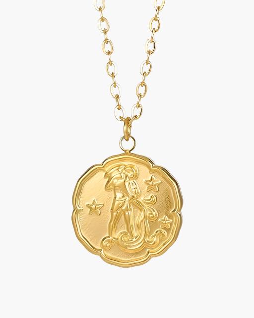 Zodiac Sign Necklace - Gold - Belfaire & Co.