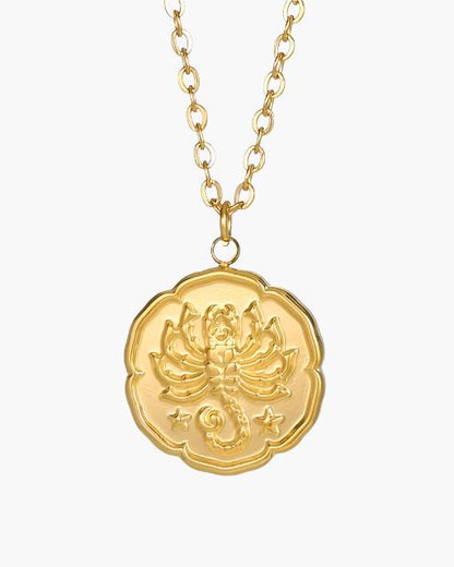 Zodiac Sign Necklace - Gold - Belfaire & Co.
